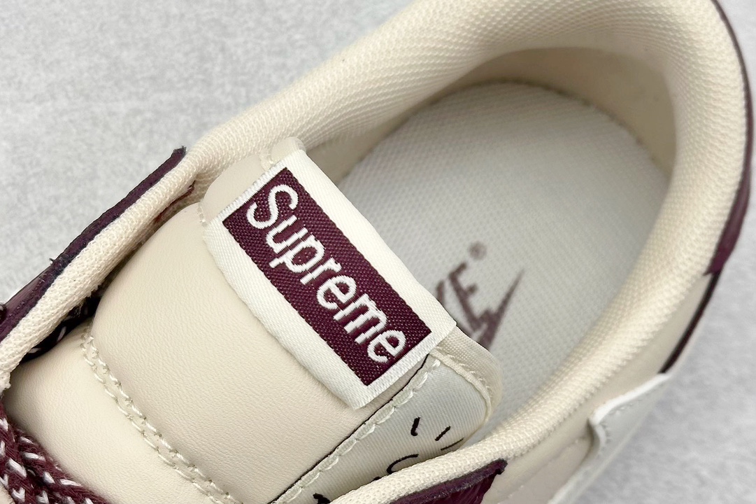 Fragment x Travis Scott x Supreme Air Jordan 1 Low 三方联名倒钩  QY0268-228