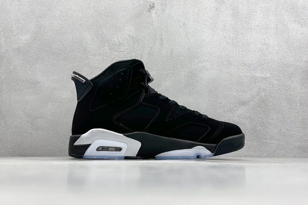 Jordan Air Jordan 6 retro ”metallic silver” 黑银 迈克尔·乔丹AJ6代系列中帮经典复古休闲运动文化篮球鞋 DX2836-001