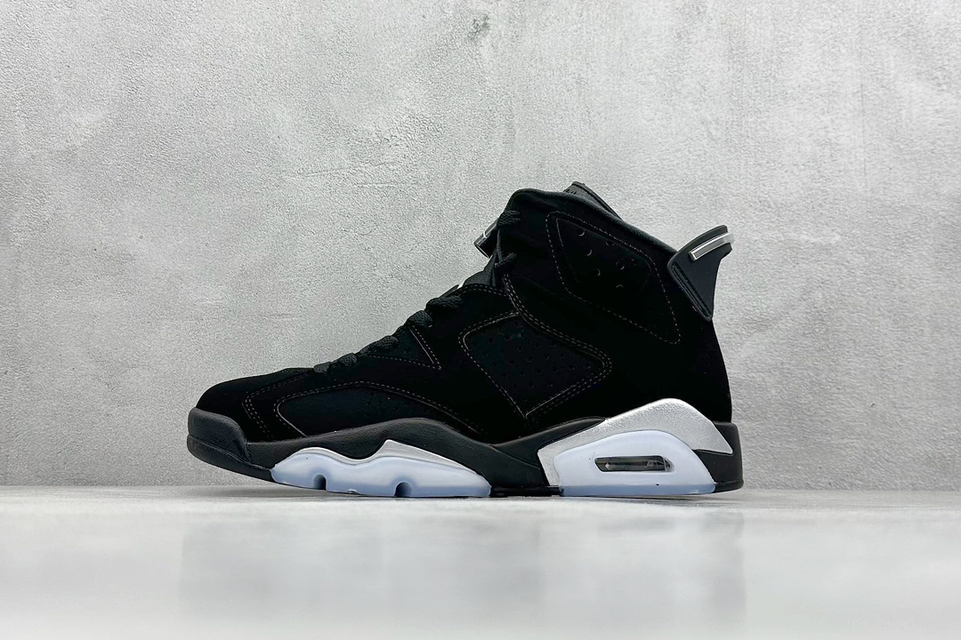 Jordan Air Jordan 6 retro ”metallic silver” 黑银 迈克尔·乔丹AJ6代系列中帮经典复古休闲运动文化篮球鞋 DX2836-001