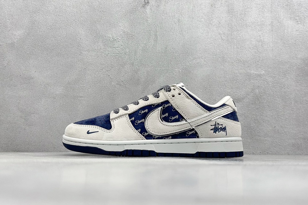 XC版 Nike SB Dunk Low x Stussy 斯图西联名-灰蓝  XX2025-528