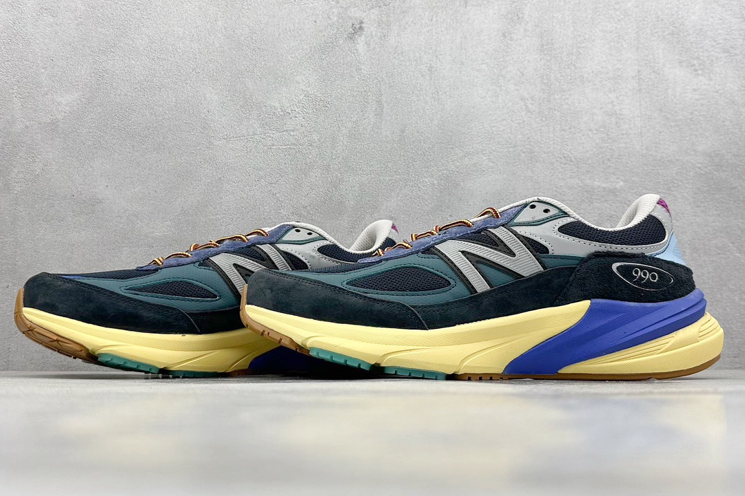 K New Balance NB990 V6系列 高端美产复古休闲跑步鞋 M990AC6