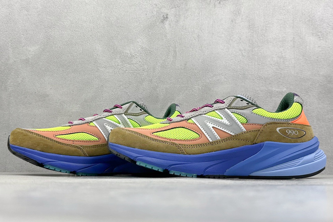 K New Balance NB990 V6系列 高端美产复古休闲跑步鞋  M990AB6