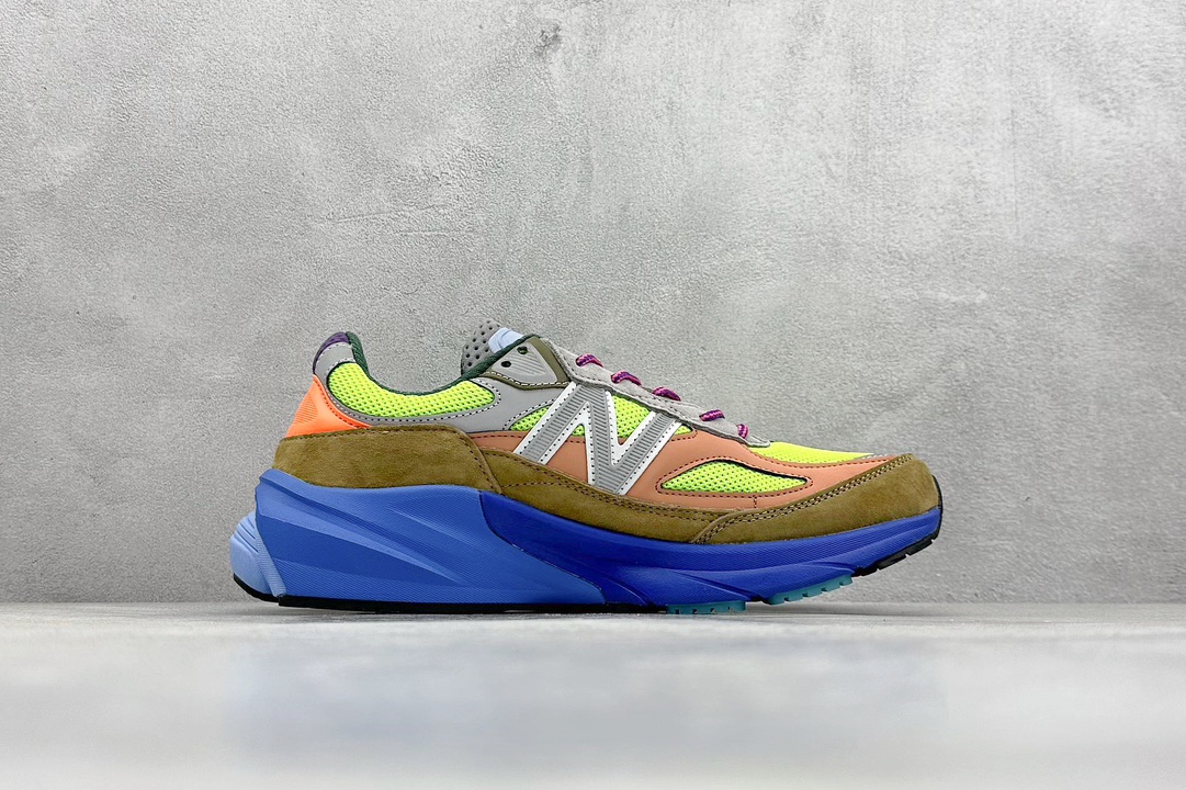 K New Balance NB990 V6系列 高端美产复古休闲跑步鞋  M990AB6