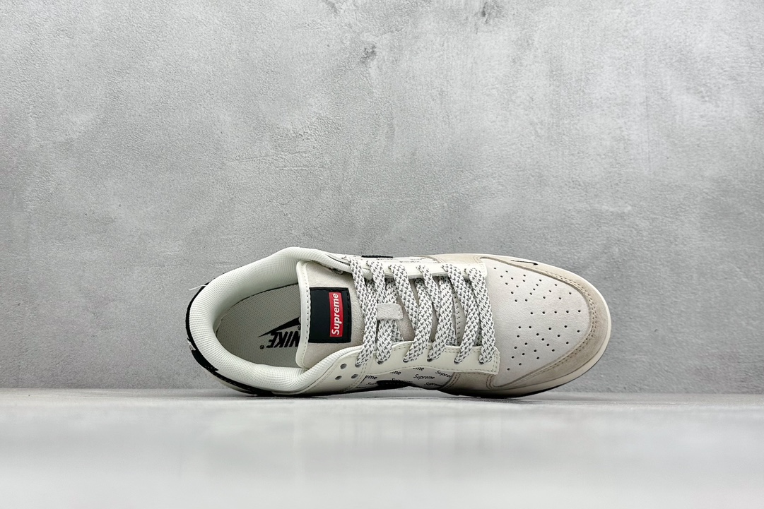 XC版 Nk SB Dunk Low Supreme联名-米咖英文 周年高端定制 低帮休闲板鞋 XS1086-003
