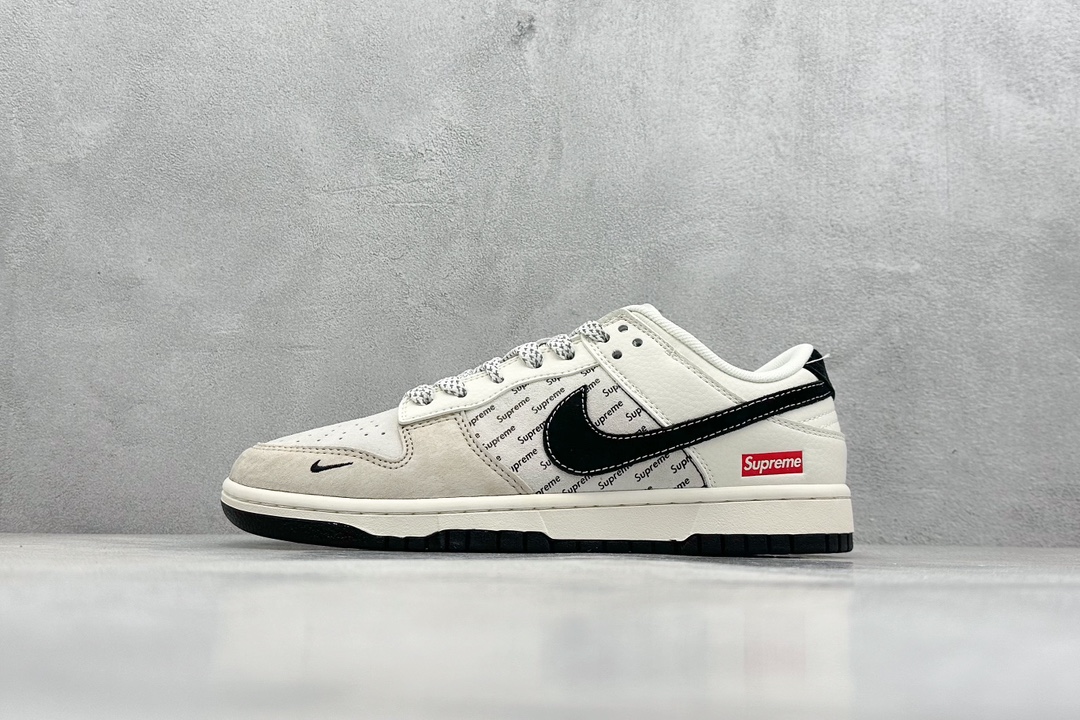 XC版 Nk SB Dunk Low Supreme联名-米咖英文 周年高端定制 低帮休闲板鞋 XS1086-003