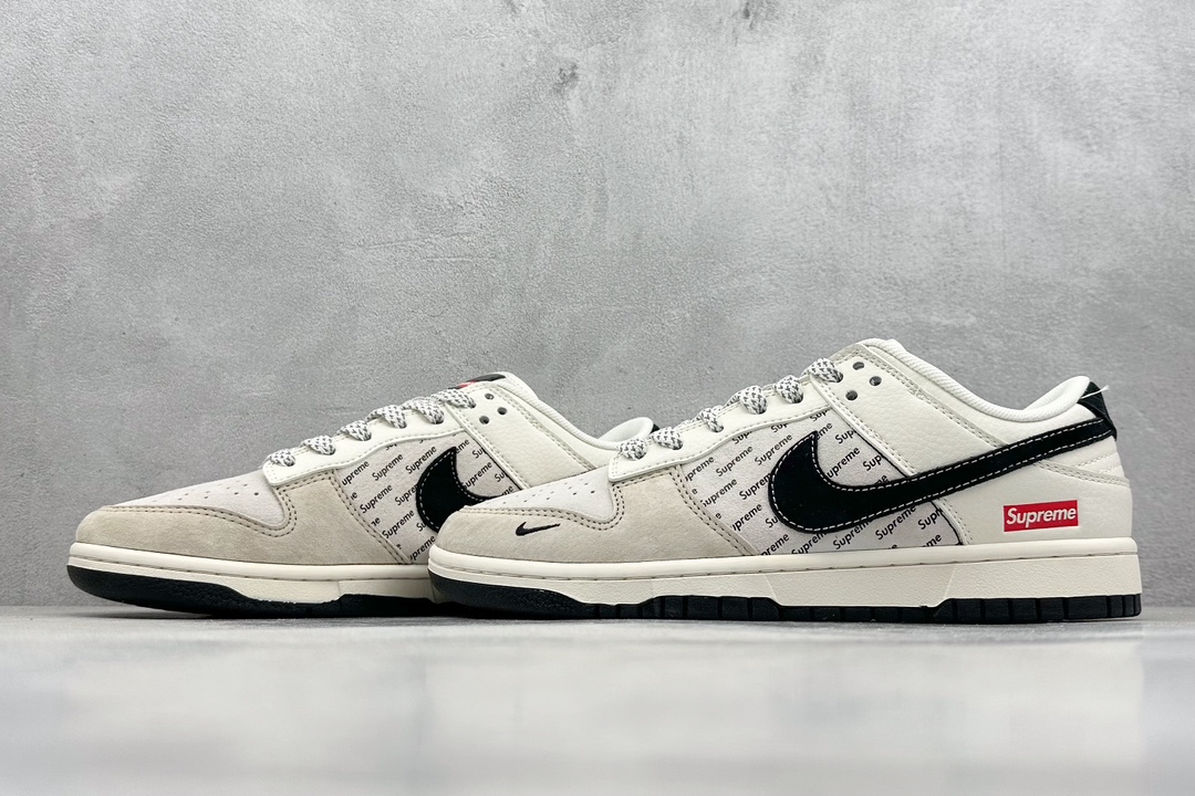 XC版 Nk SB Dunk Low Supreme联名-米咖英文 周年高端定制 低帮休闲板鞋 XS1086-003