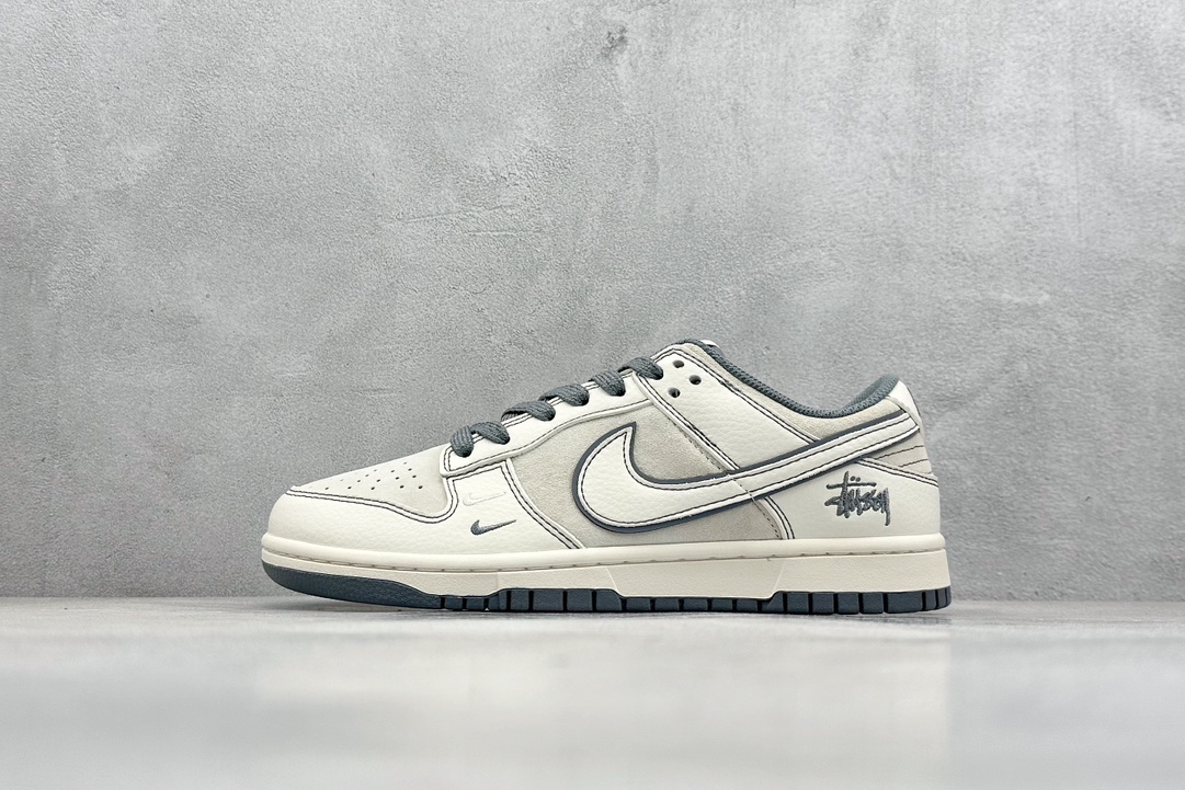 XC版 Nike SB Dunk Low x Stussy 斯图西联名-米灰  BB7518-007