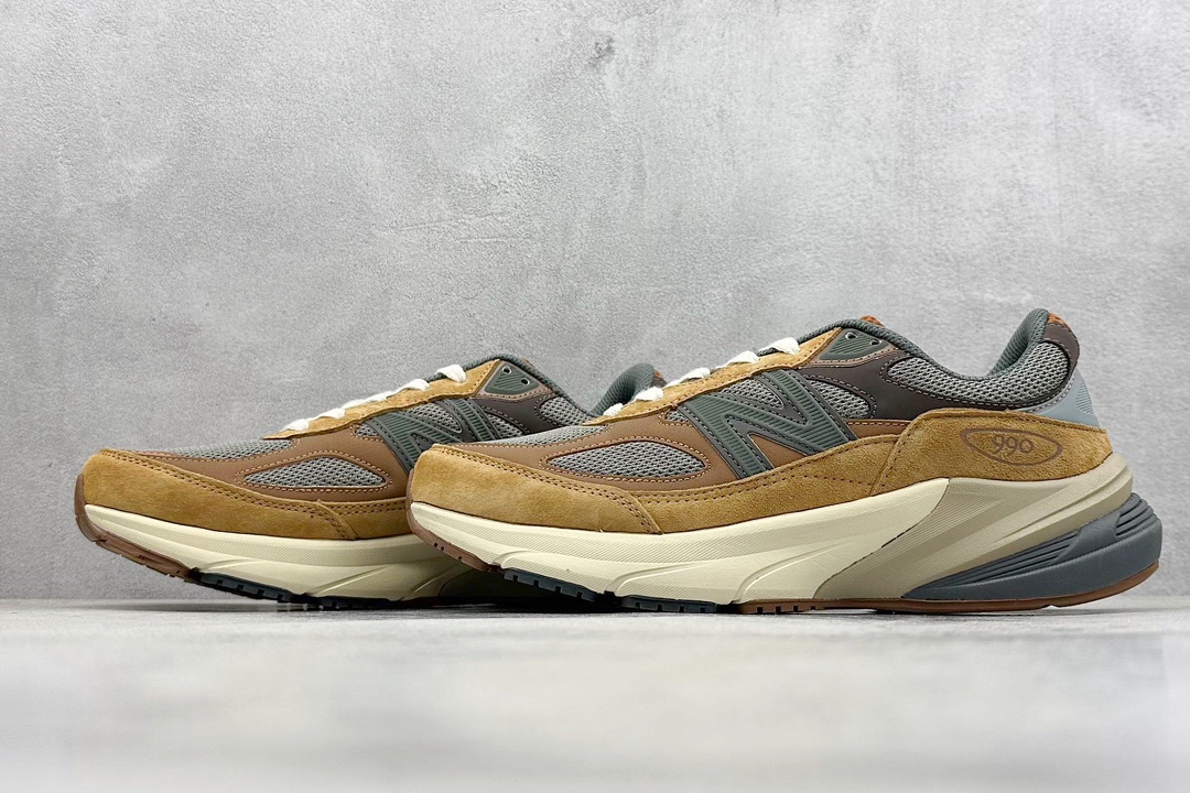 K New Balance NB990 V6系列 高端美产复古休闲跑步鞋  W990CH6