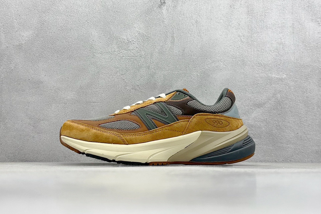 K New Balance NB990 V6系列 高端美产复古休闲跑步鞋  W990CH6