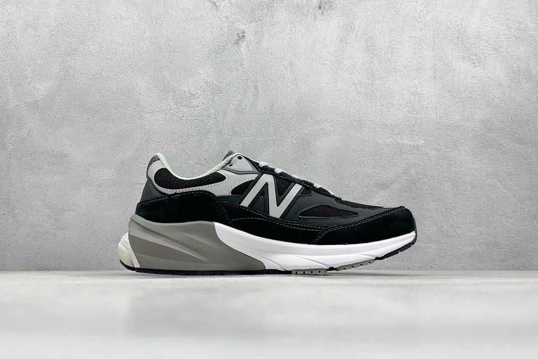 K New Balance NB990 V6系列 高端美产复古休闲跑步鞋   M990BK6