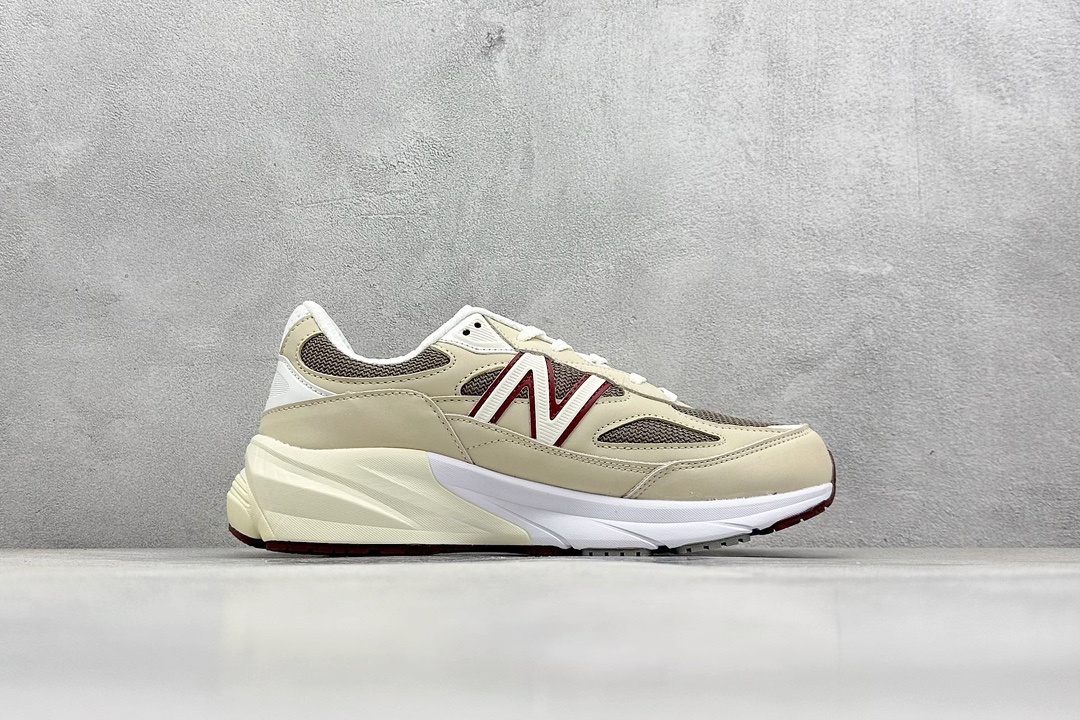 K New Balance NB990 V6系列 高端美产复古休闲跑步鞋  U990LO6