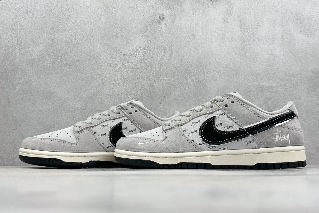 XC版 Nike SB Dunk Low x Stussy 灰黑  XX3168-069