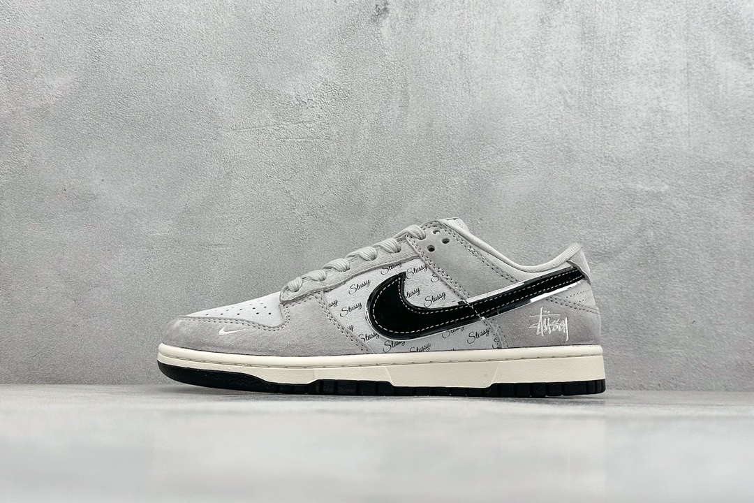 XC版 Nike SB Dunk Low x Stussy 灰黑  XX3168-069