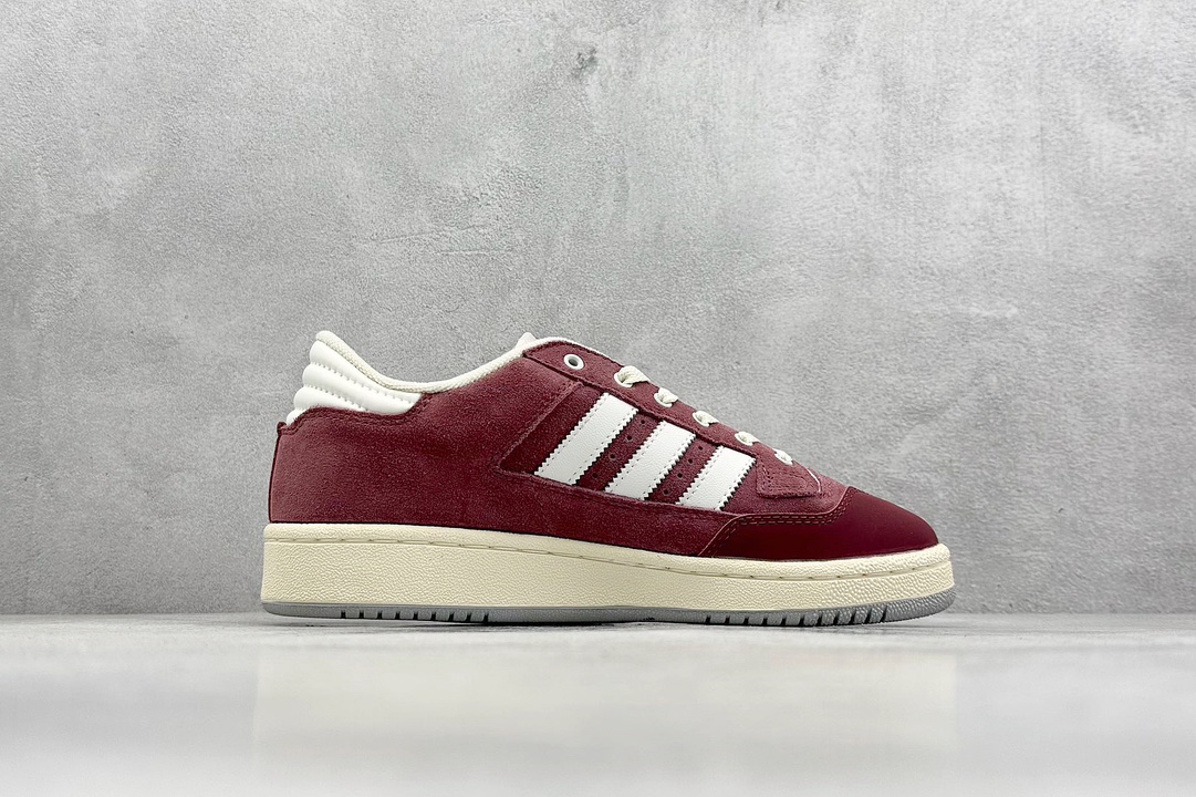 Adidas Forum Low CENTENNIAL 85 LO 三叶草低帮 经典魔术贴复古板鞋  GX2216