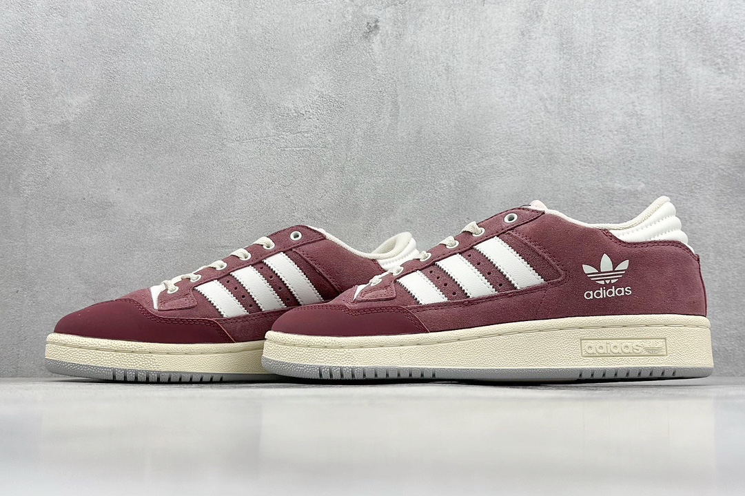 Adidas Forum Low CENTENNIAL 85 LO 三叶草低帮 经典魔术贴复古板鞋  GX2216