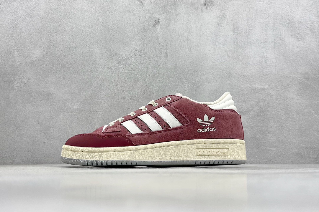 Adidas Forum Low CENTENNIAL 85 LO 三叶草低帮 经典魔术贴复古板鞋  GX2216