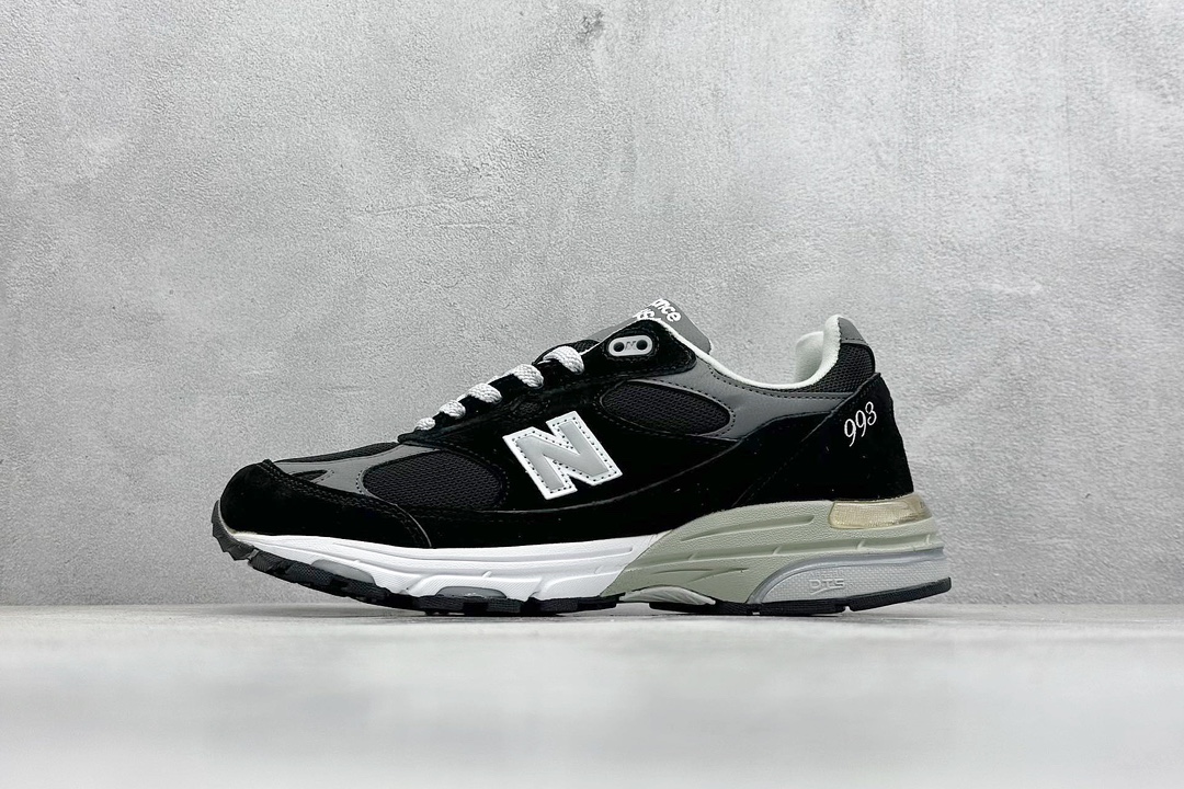 K版 New Balance NB Made In USA M993系列美产血统经典复古休闲运动百搭老爹跑步鞋  MR993BK