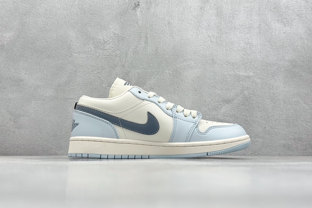 XC版 Air Jordan 1 Retro Low x Armani 米白天蓝   WG8850-012