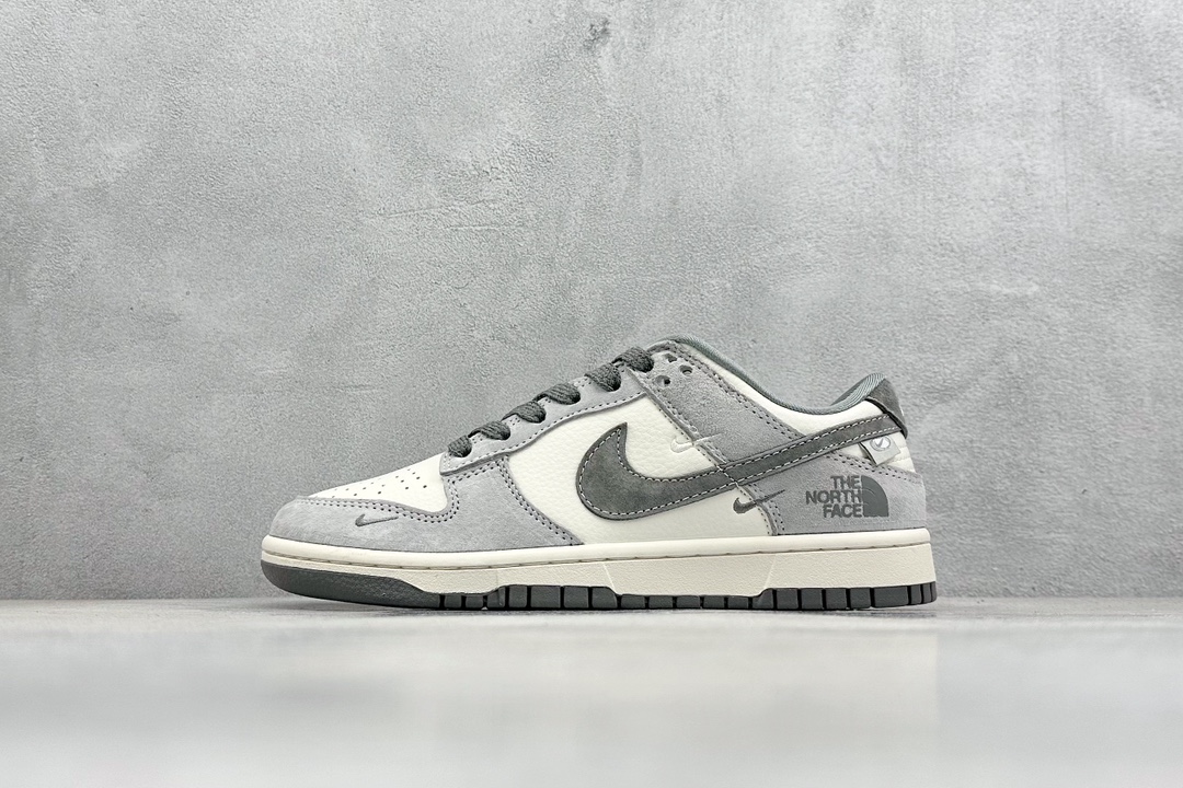 XC版 Nike SB Dunk Low x The North Face x CDG 白灰小钩满天星 XX3168-009