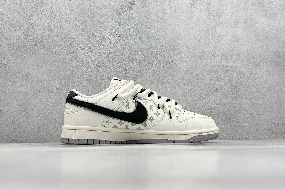 K Nk SB Dunk Low LV联名-灰金暴力熊 周年高端定制 低帮休闲板鞋  SJ2068-227