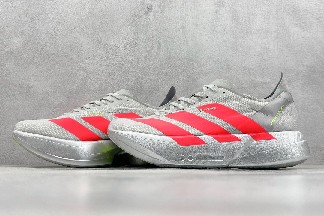 BS版 Ad Adizero Adios 4 M轻盈跑鞋 耐磨减震专业跑步鞋  JR6372