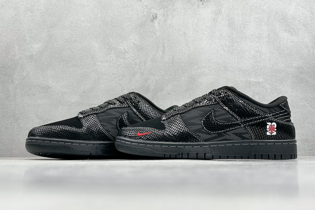 XC版 Nk SB Dunk Low 蛇年限定-黑蛇 周年高端定制 低帮休闲板鞋   CH8311-233
