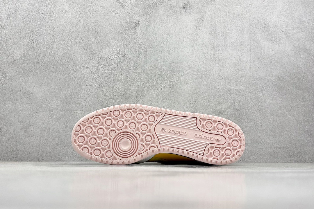 Adidas Forum LOW CL 三叶草低帮 经典魔术贴复古板鞋 男女潮流头层皮休闲鞋  JR5457