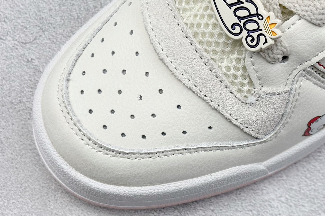 Adidas Forum LOW CL 三叶草低帮 经典魔术贴复古板鞋 男女潮流头层皮休闲鞋  JR5457