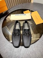 Replica AAA+ Designer
 Louis Vuitton Shoes Moccasin Cowhide Rubber
