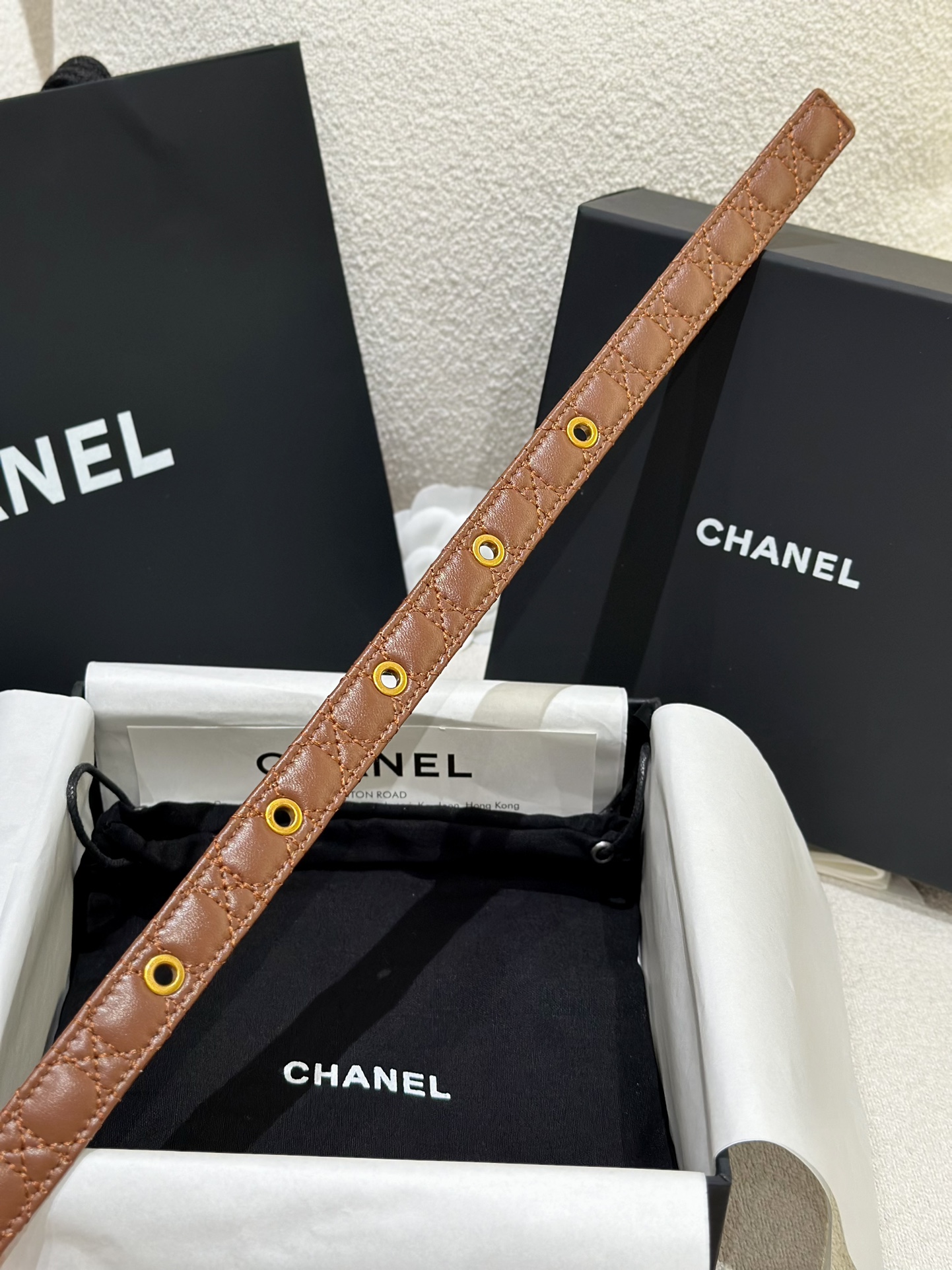 CHANEL香奈儿女士菱格时尚款宽度2.0双面顶级牛皮顶级品质正品开模高端定制皮料五金带身采用松紧收腰设