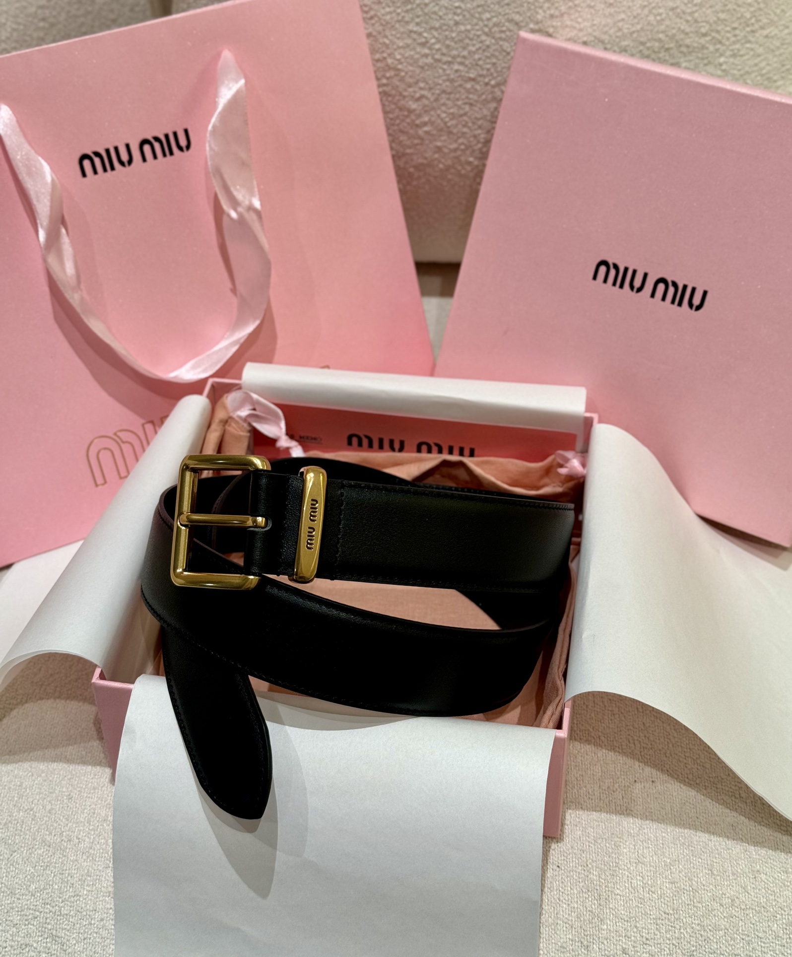 爆款 miumiu原厂级 正品代购级工艺 女士腰带