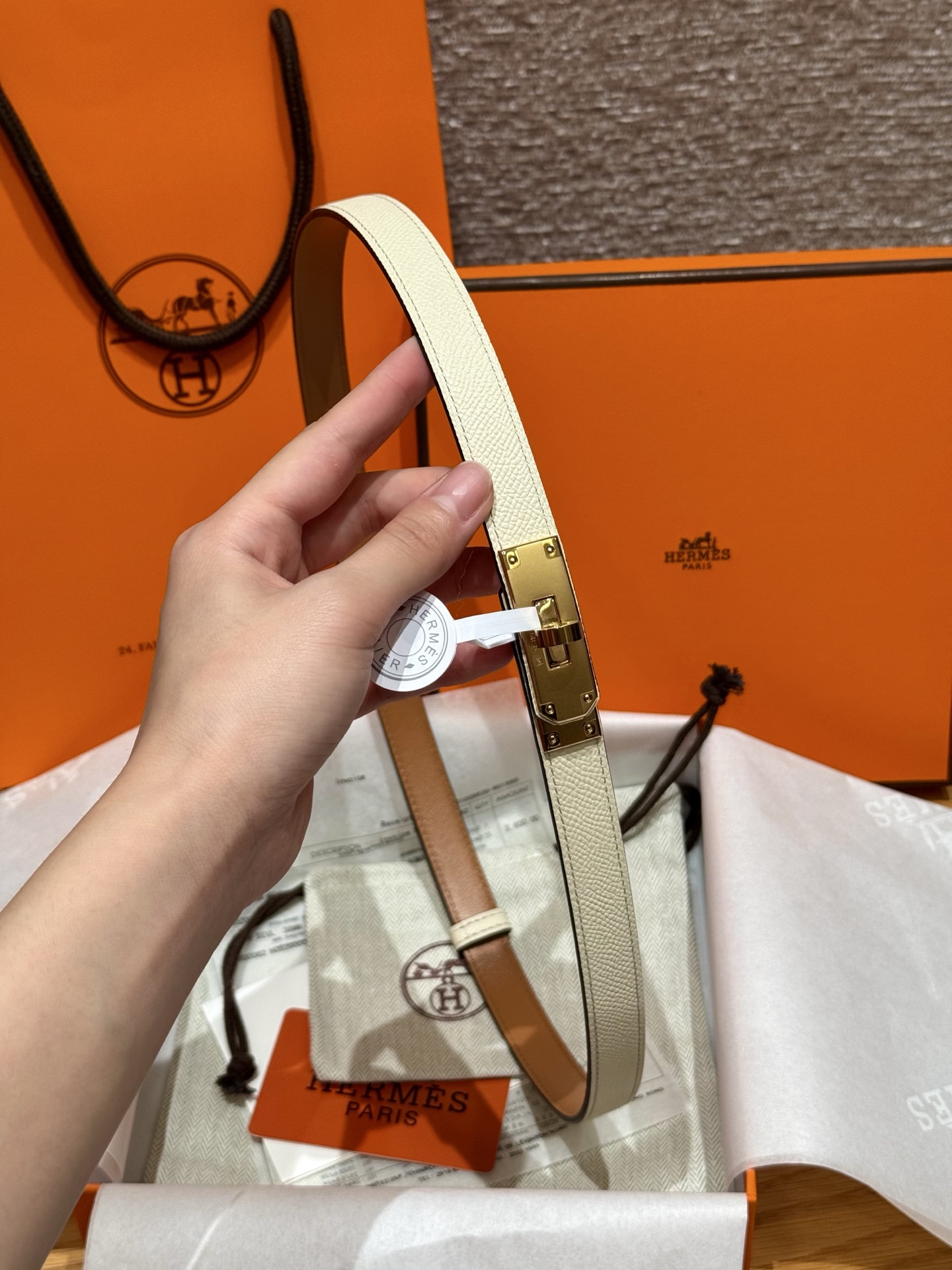 H家 レディース 腰帯 Epsom小牛皮製 高品質デザイン