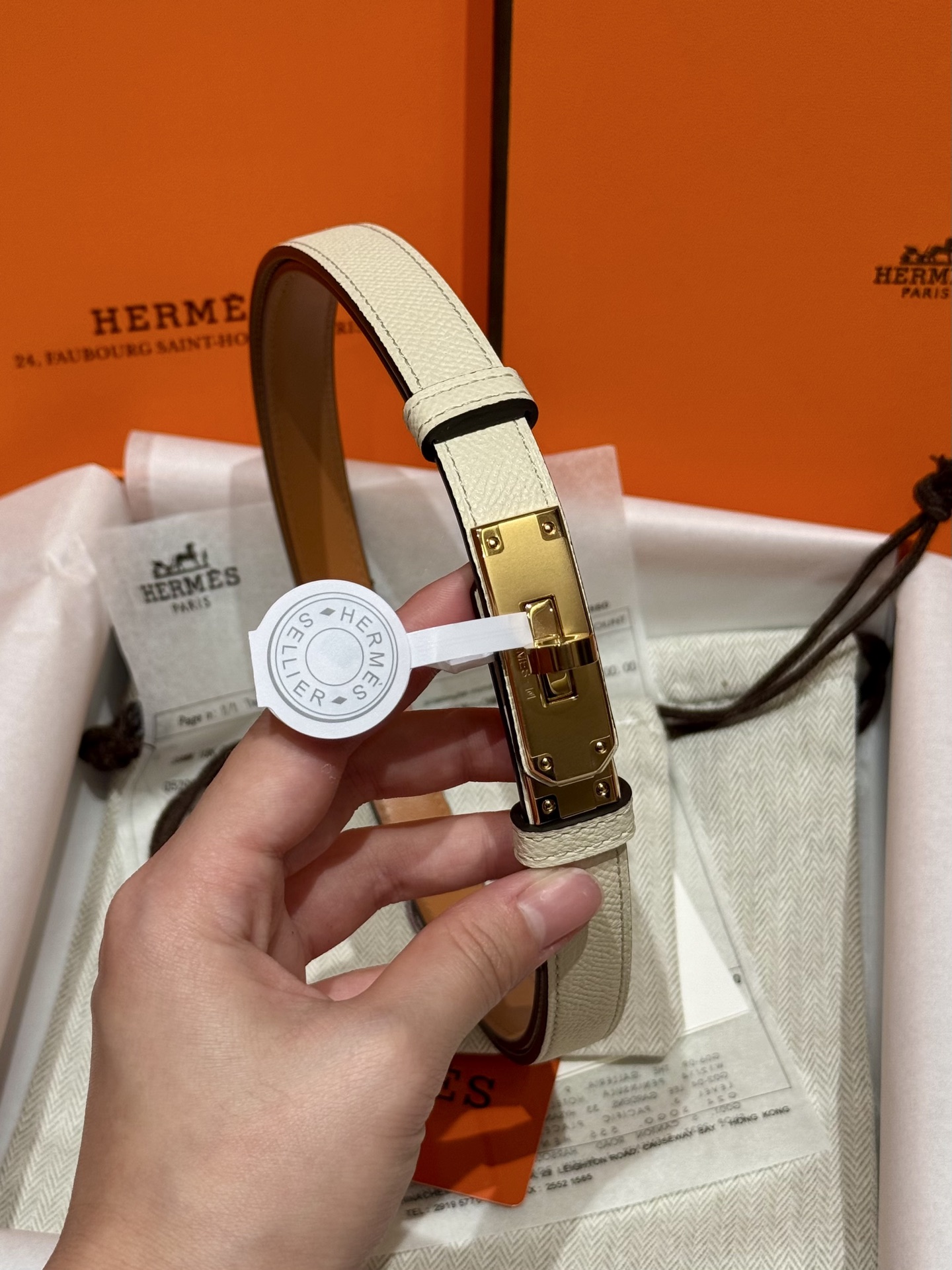 H家 レディース 腰帯 Epsom小牛皮製 高品質デザイン