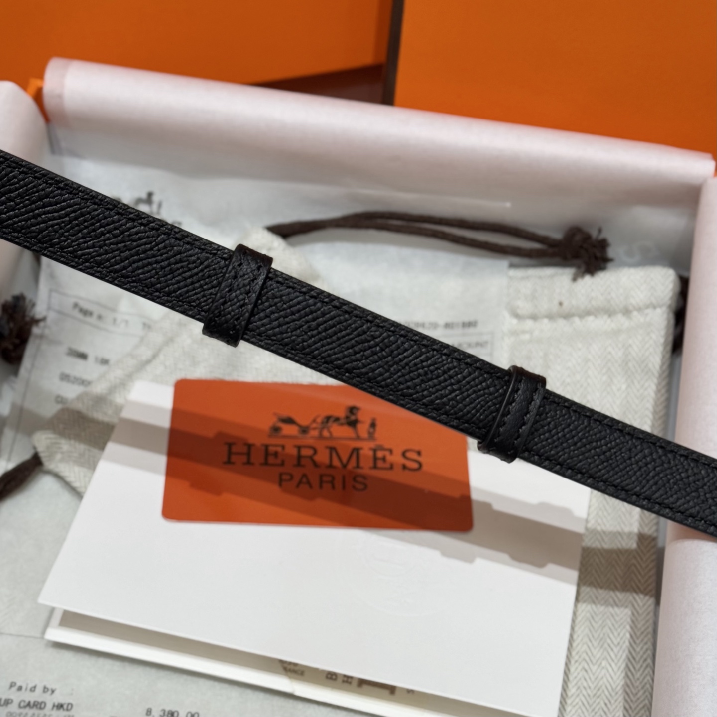 H家 レディース 腰帯 Epsom小牛皮製 高耐久性&精鋼金具