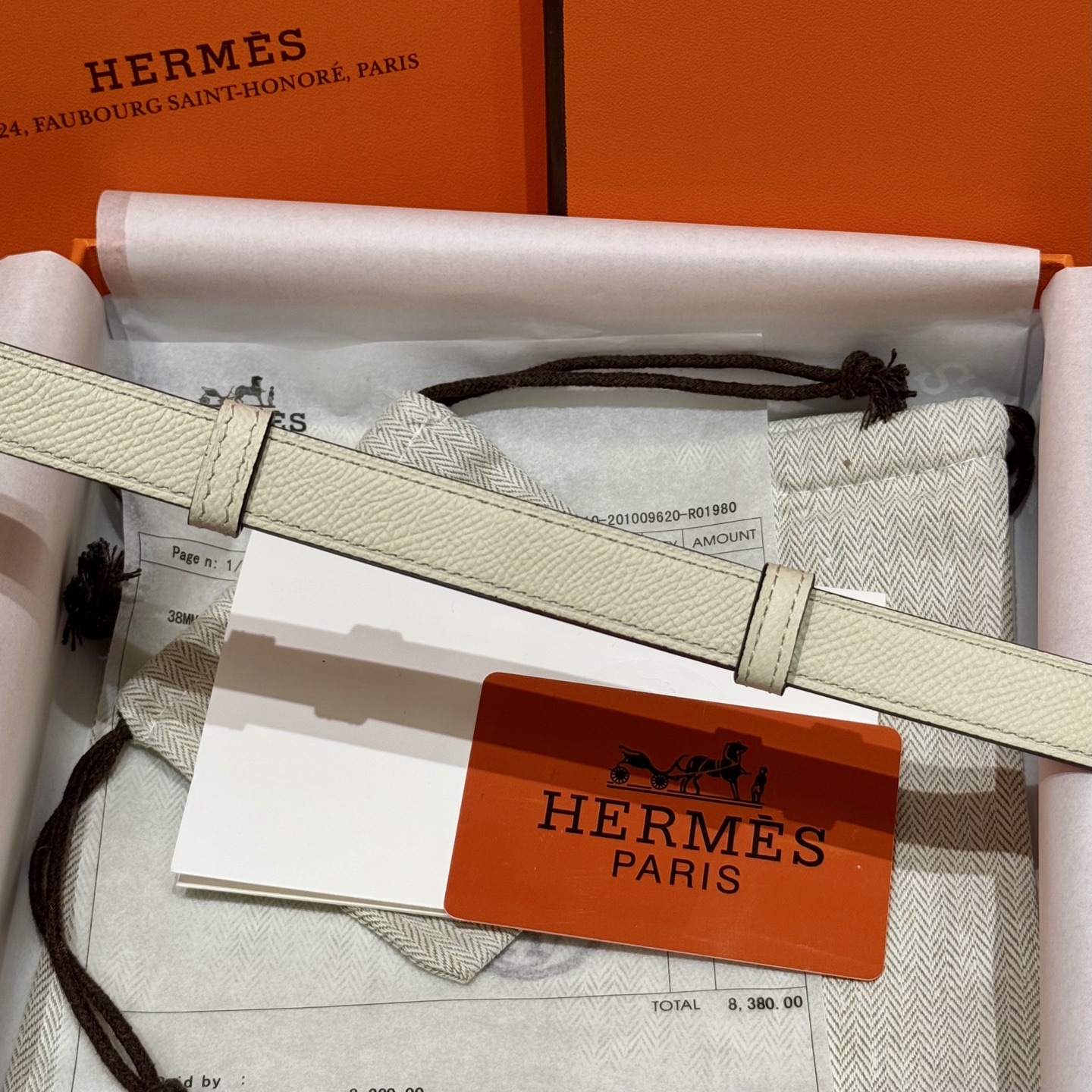 H家 レディース 腰ベルト Epsom小牛皮製 高級感あふれるデザイン