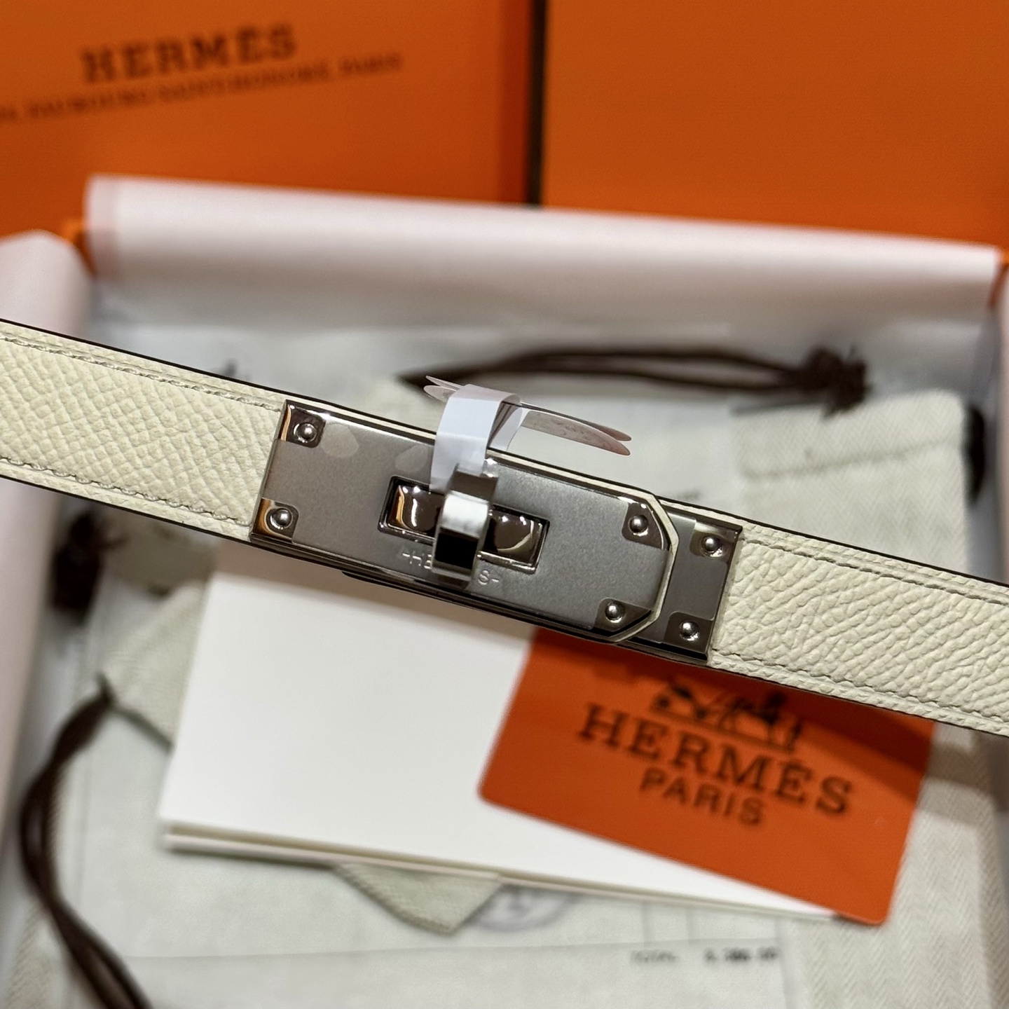 H家 レディース 腰ベルト Epsom小牛皮製 高級感あふれるデザイン