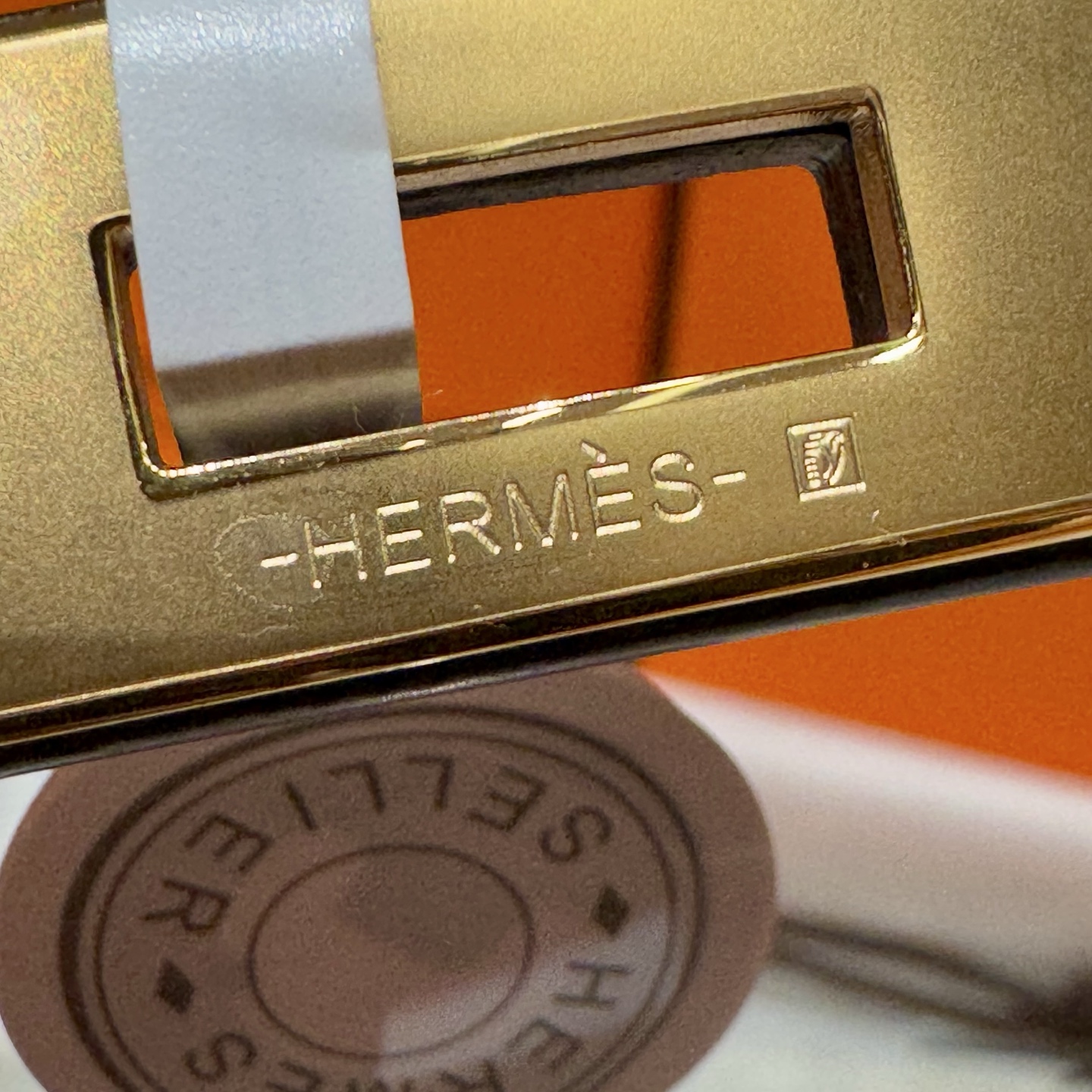 H家 レディース 腰帯 Epsom小牛皮・316精鋼金具の高級品