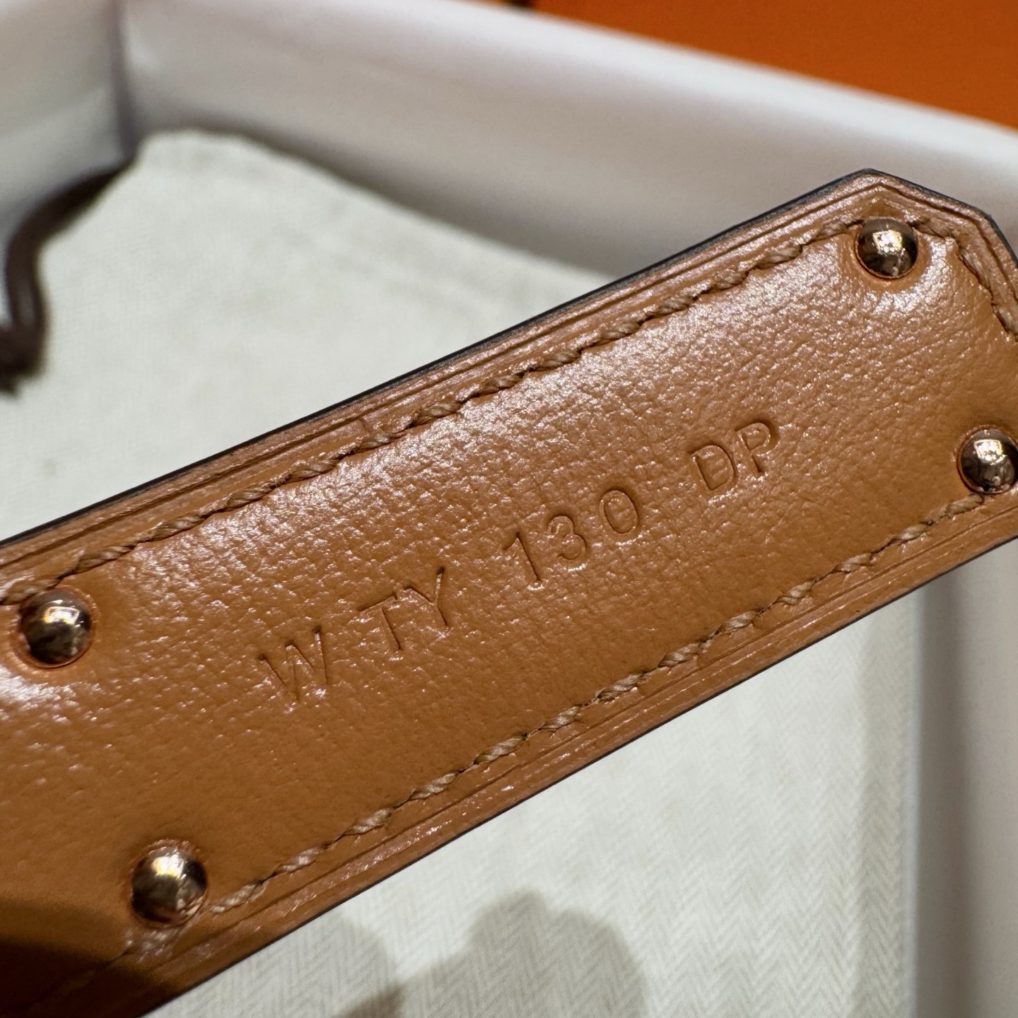 H家 レディース ウエストベルト Epsom小牛皮製・316精鋼金具