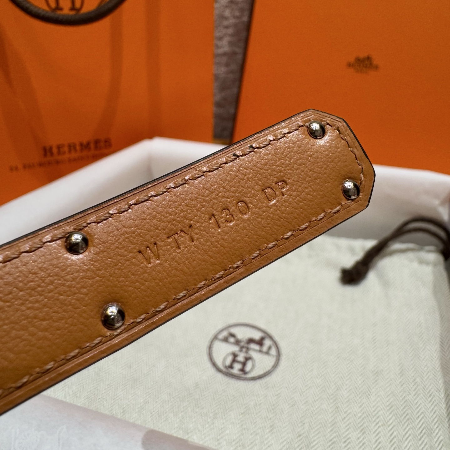 H家 レディース 腰帯 Epsom小牛皮製 高級感溢れるデザイン