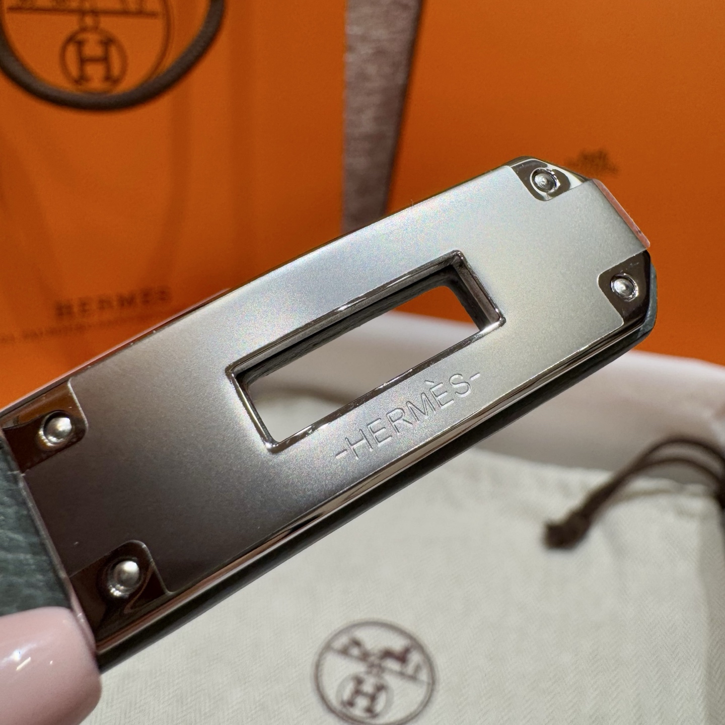 H家 レディース 腰帯 Epsom小牛皮製 高級感溢れるデザイン