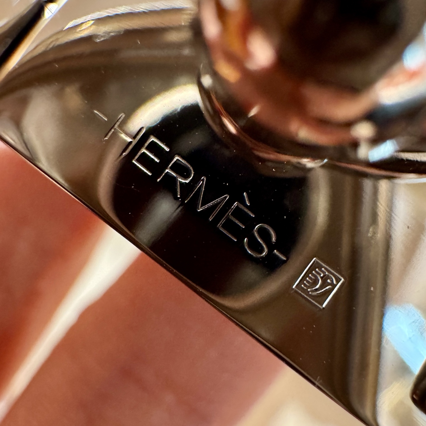 H家新款女款調節腰帶 - Epsom小牛皮製・幅1.8cm・自由調節可能