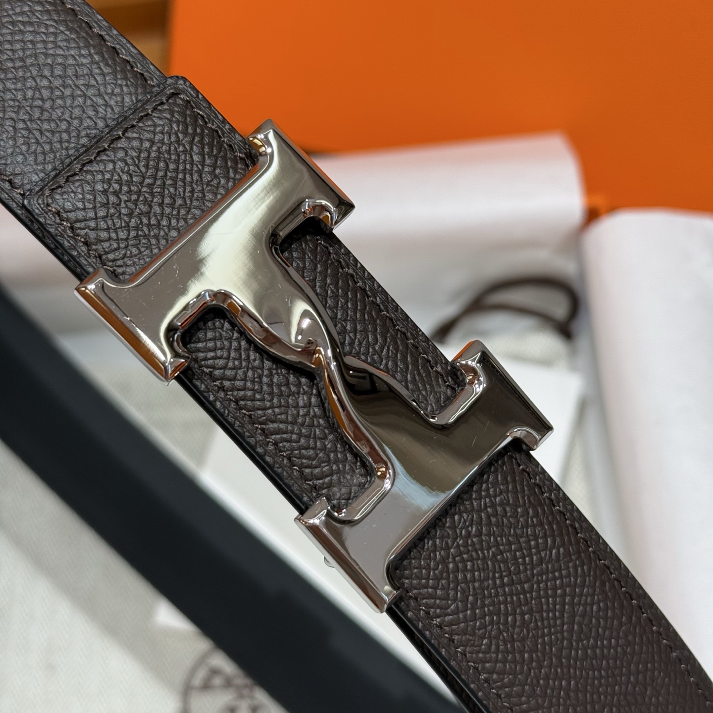 H家男款腰带 - 高級感溢れるリバーシブルデザイン