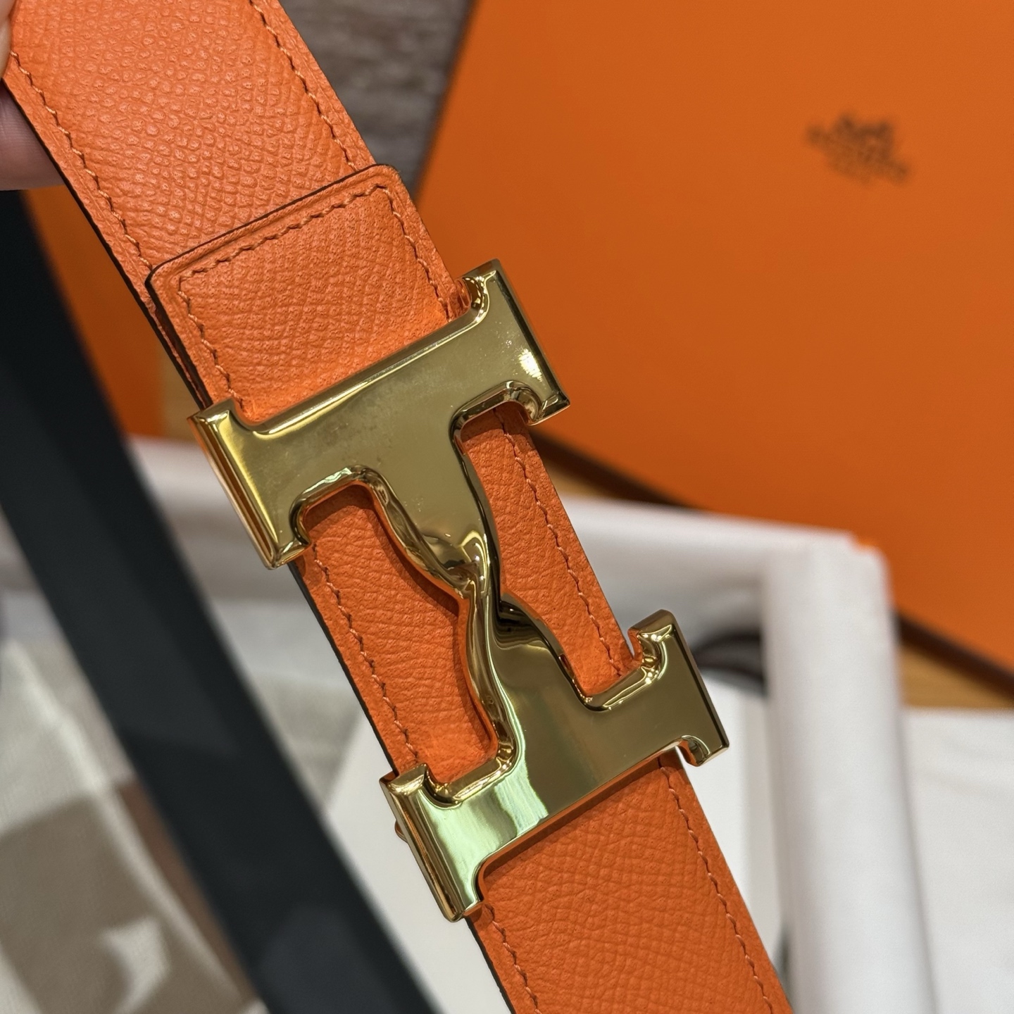 H家男款腰带 - 高級感溢れるリバーシブルデザイン