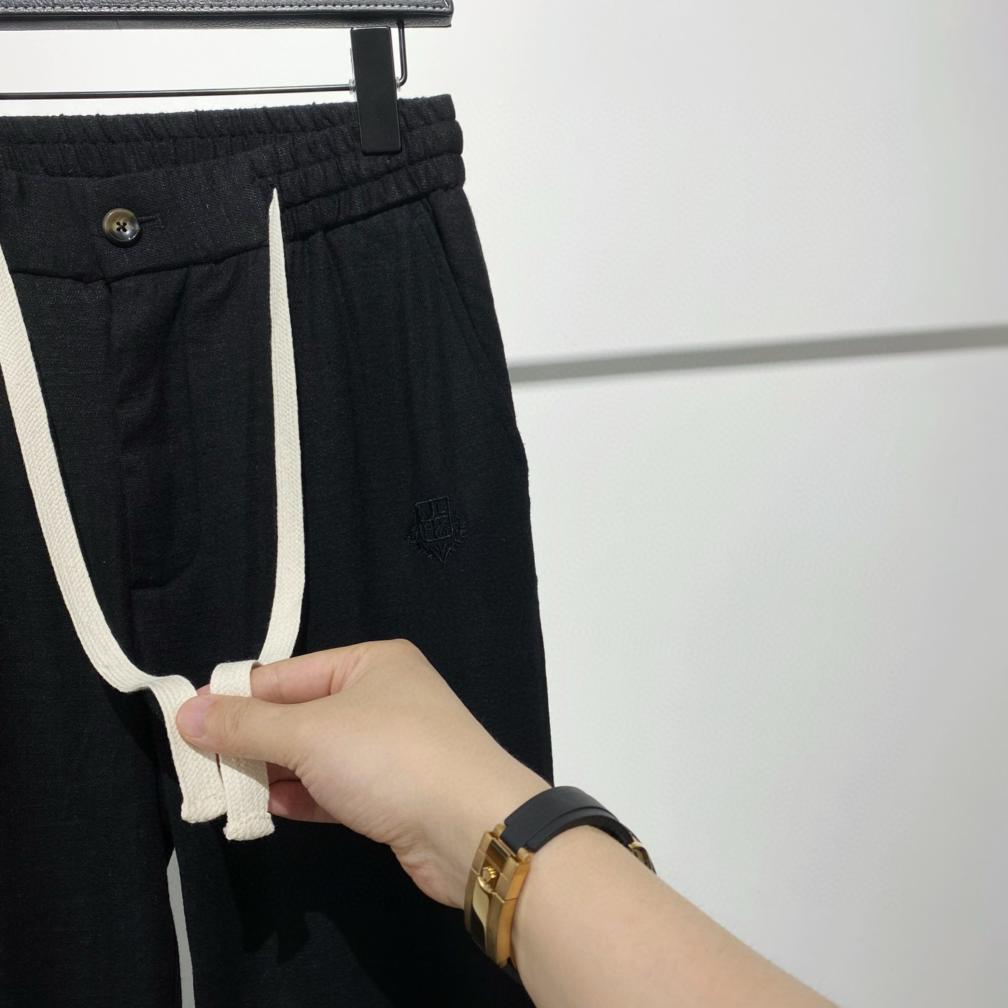 LP Merano Men's Linen-Blend Drawstring Trousers - Casual Comfort, Stylish Look 6 i1749956472863 2453 0 4