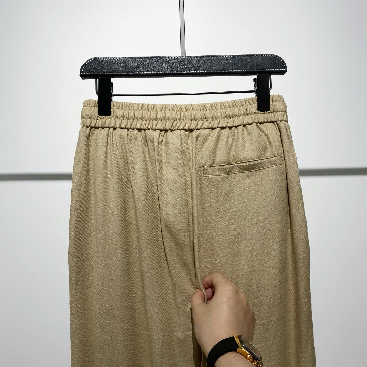 LP Merano Men's Linen-Blend Drawstring Trousers - Casual Comfort, Stylish Look 9 i1749956473365 1955 0 7