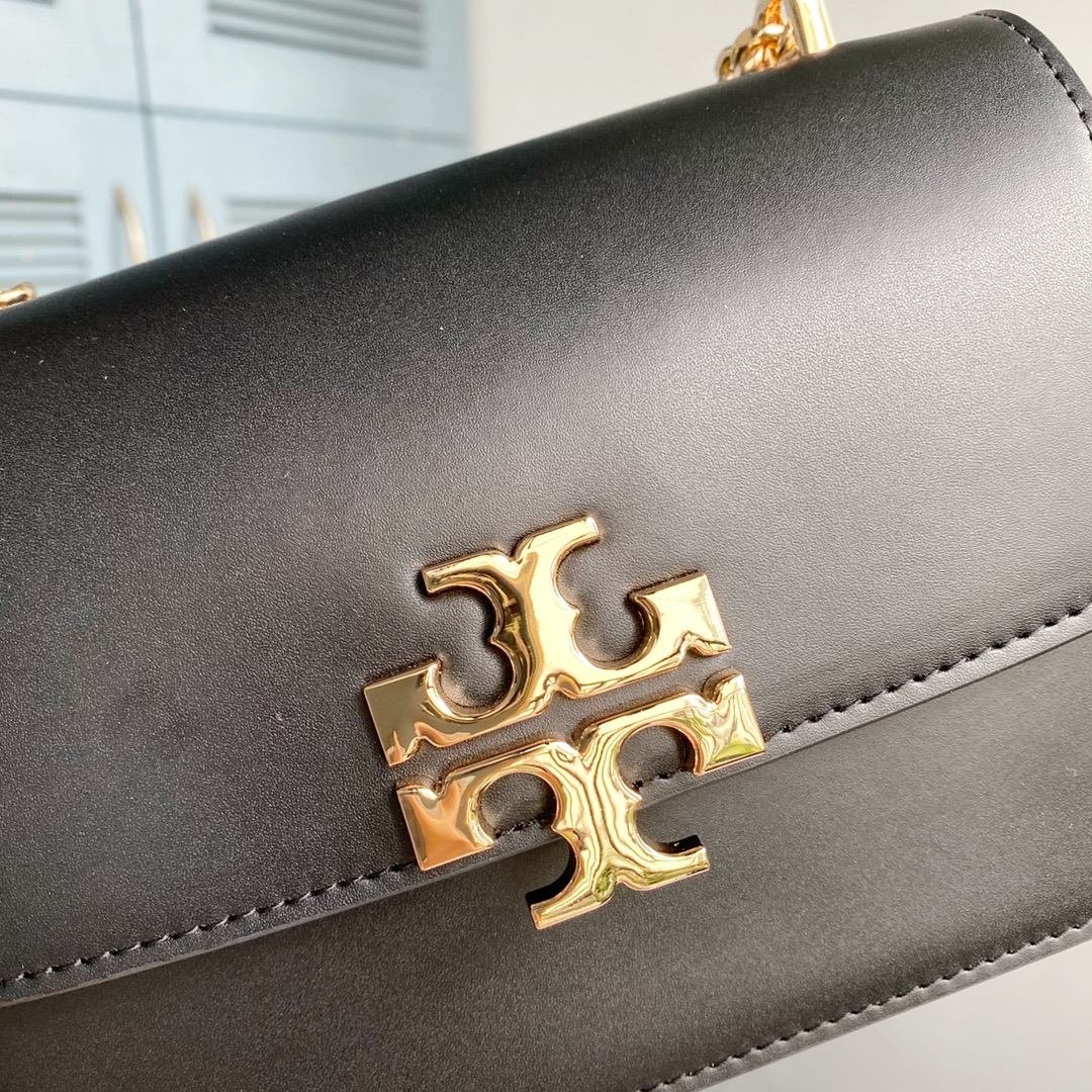 Tory Burch ～TB新款Eleanor 小号链条包 包款全新设计光滑金属饰件 尽显盒子包的简约线条