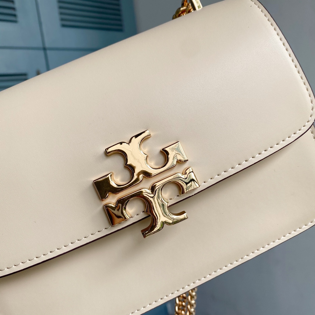 Tory Burch ～TB新款Eleanor 小号链条包 包款全新设计光滑金属饰件 尽显盒子包的简约线条
