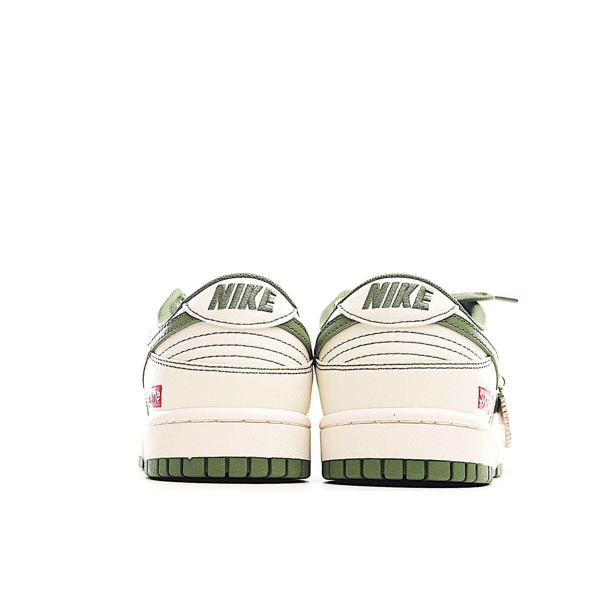 220 39-5.WW Nk SB Dunk Low Supreme联名-军绿双勾 周年高端定制 低帮休闲板鞋 XX2025-319