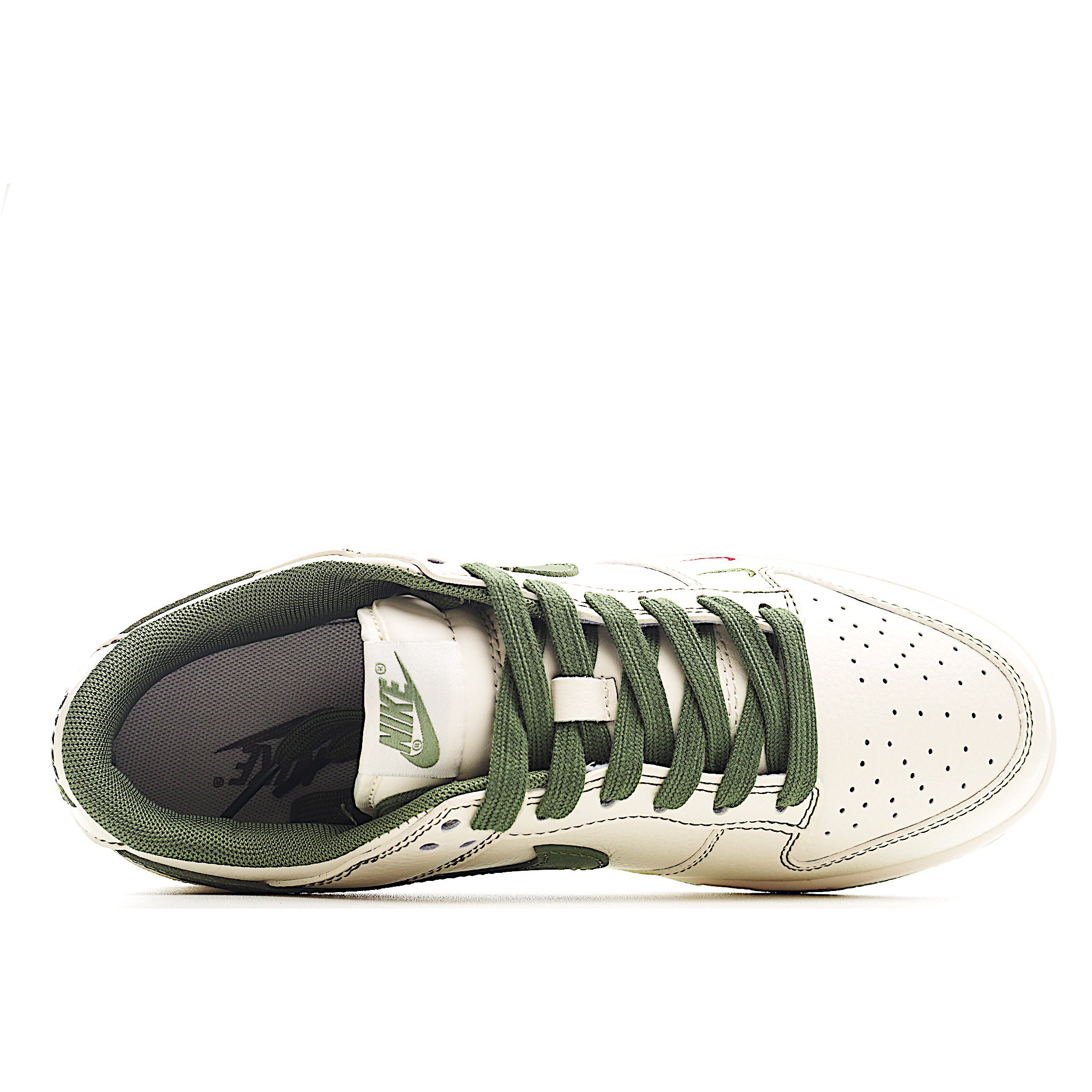 220 39-5.WW Nk SB Dunk Low Supreme联名-军绿双勾 周年高端定制 低帮休闲板鞋 XX2025-319