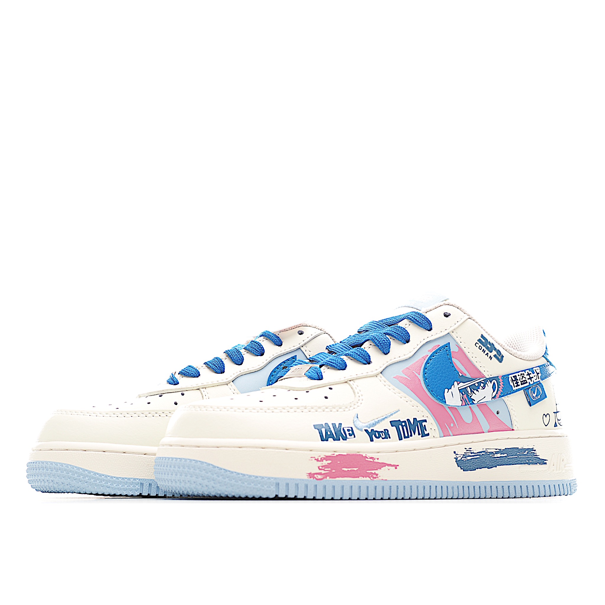 260 “怪盗基德”Nike Air Force 1 “Kaito Kuroba”#柯南漫画系列 空军一号定制低帮板鞋 DB3301-121